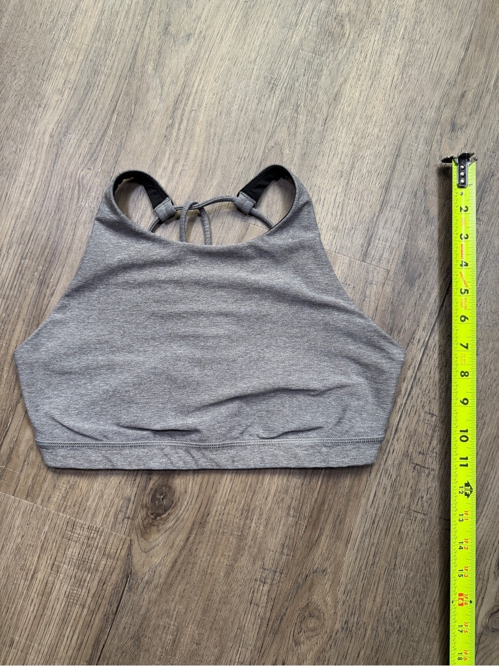 lululemon athletica Grey High-Neck Sports Bra - Picture 3 of 10